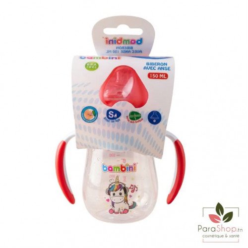 BAMBINI BIBERON AVEC ANSES 150ML - 914