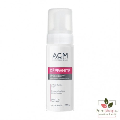 ACM DEPIWHITE MOUSSE NETTOYANTE ECLAIRCISSANTE 200ML