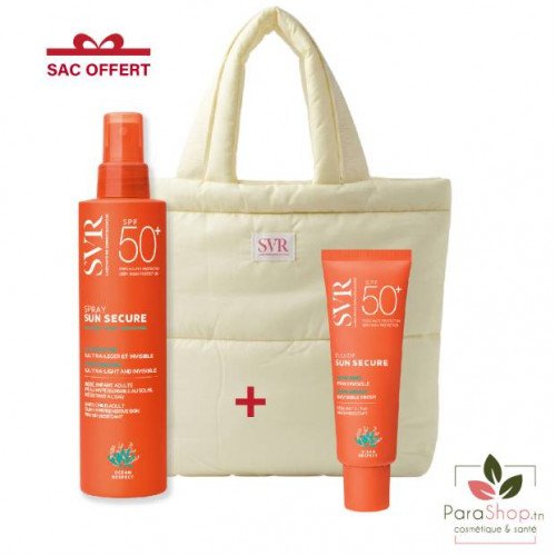 SVR PACK SUN SECURE Spray SPF50+ + FLUIDE SPF50+ - 2026