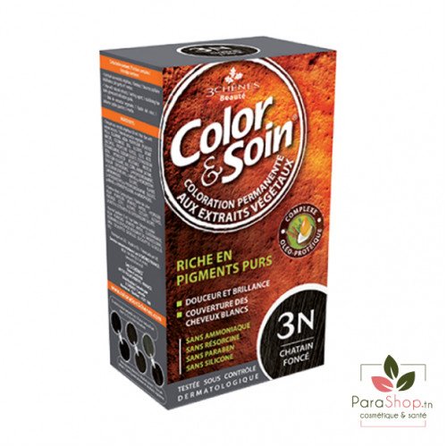 3 CHÊNES COLOR & SOIN COLORATION 3N CHÂTAIN FONCE