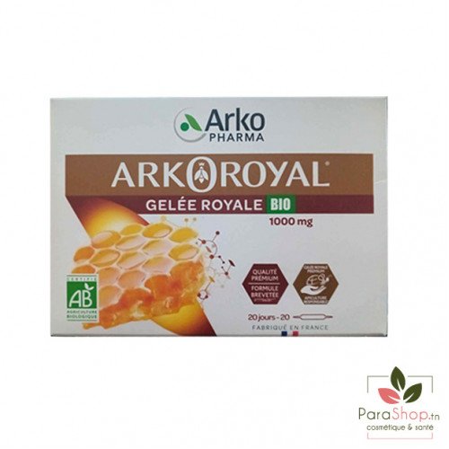ARKOPHARMA Arkoroyal Gelee Royale BIO 20 AMPOULES