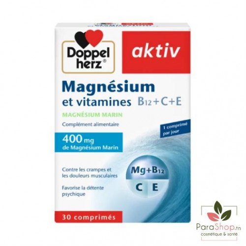AKTIV MAGNESIUM ET VITAMINES 30 COMPRIMES