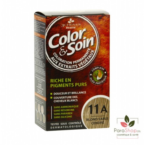 3 CHÊNES COLOR & SOIN COLORATION 11A BLOND SABLE CENDRE
