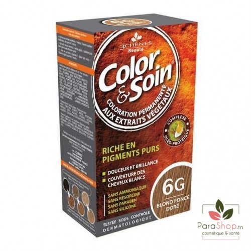 3 CHÊNES COLOR & SOIN COLORATION 6G BLOND FONCE DORE