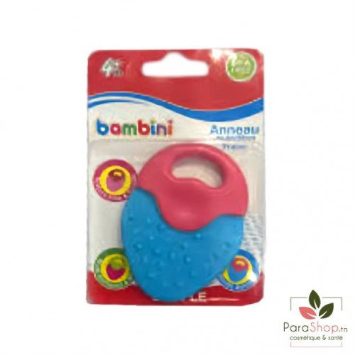 BAMBINI ANNEAU DE DENTITION FRAISE - 474