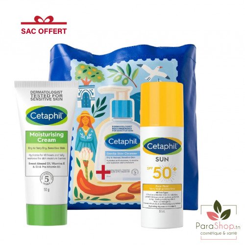 Cetaphil Pack Sun Face Fluid Invisible + Creme Hydratante 50G