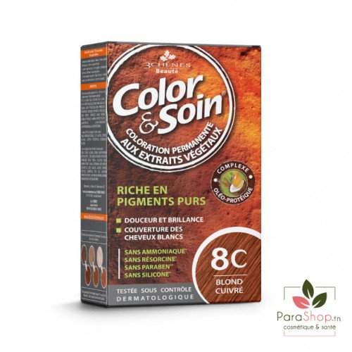 3 CHÊNES COLOR & SOIN COLORATION 8C BLOND CUIVRE