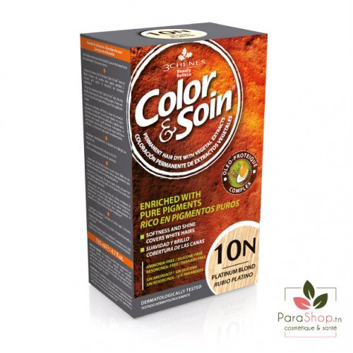 3 CHÊNES COLOR & SOIN COLORATION 10N BLOND PLATINE