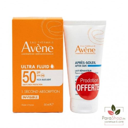 AVENE DUO ULTRA FLUID SPF50+ LAIT APRES SOLEIL OFFERT