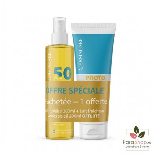 DERMACARE PACK PHOTOSUN EAU SOLAIRE + LAIT FRAICHEUR APRES SOLEIL OFFERT