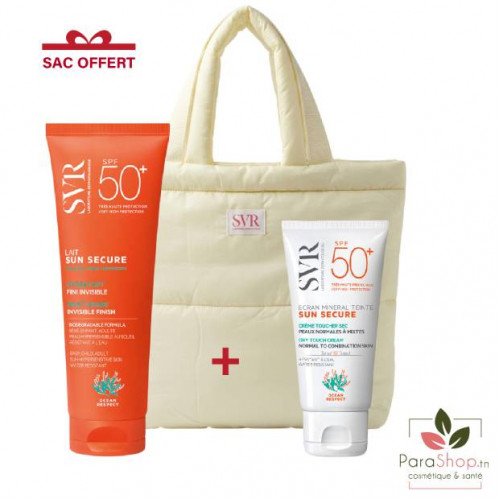 SVR PACK SUN SECURE LAIT +  Ecran Mineral Teinte peau normale à mixte +  - 2026