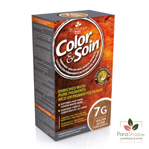 3 CHÊNES COLOR & SOIN COLORATION 7G BLOND DORE