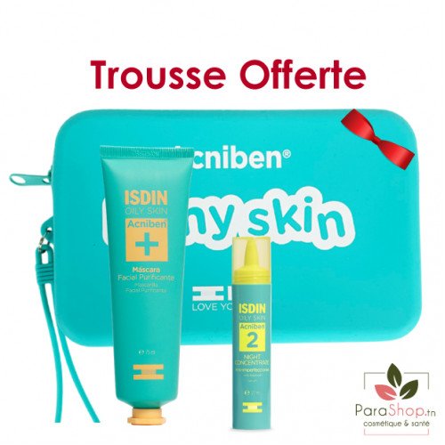 ISDIN TROUSSE ACNIBEN SERUM NUIT + MASQUE PURIFIANT