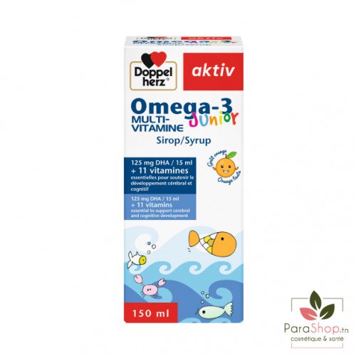 AKTIV Omega 3 Junior Multivitamine Sirop 150ML