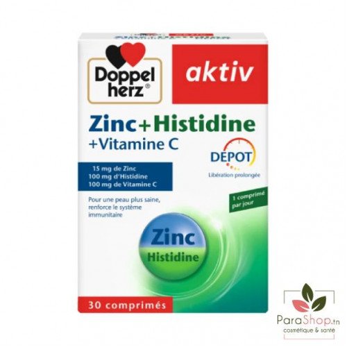 AKTIV Zinc + Histidine + Vitamine C 30 Comprimes
