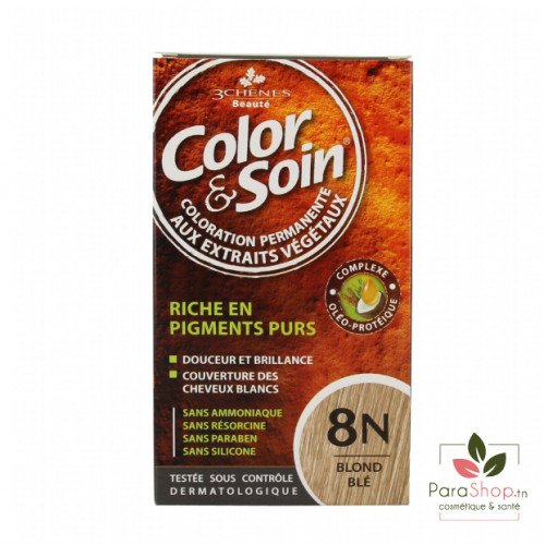 3 CHÊNES COLOR & SOIN COLORATION 8N BLOND BLE