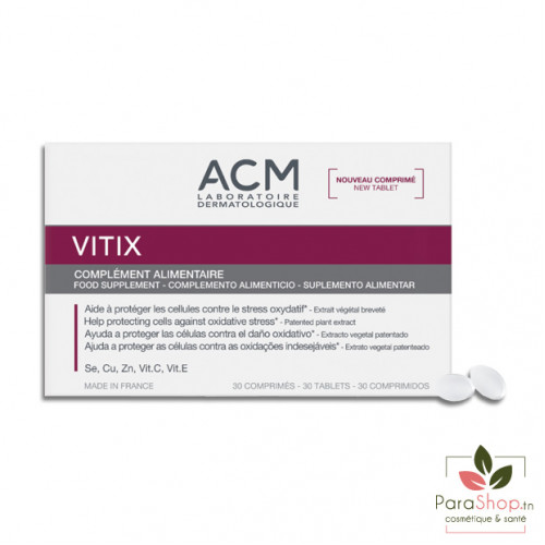 ACM VITIX Complements Alimentaires - 30 Comprimes