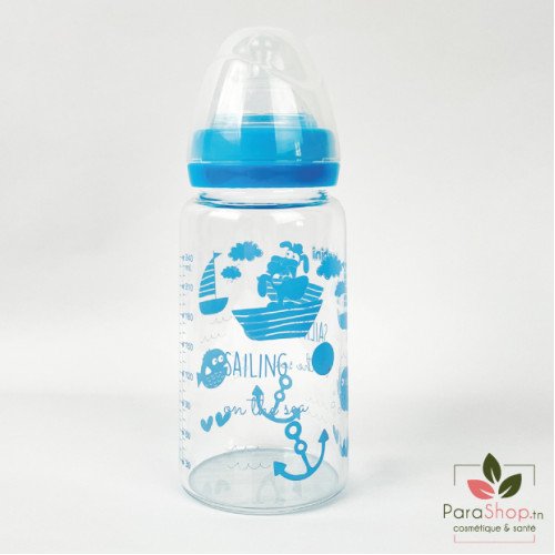 BAMBINI BIBERON LARGE EN VERRE 240ML - 614