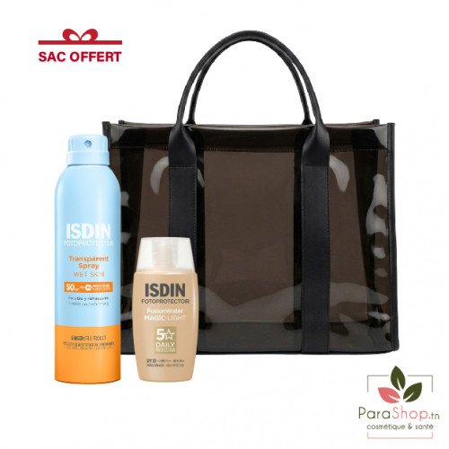ISDIN SAC Spray SPF50 250ML +  Fusion Water Magic Light SPF50