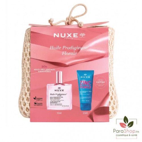 NUXE TROUSSE HUILE PRODIGIEUSE FLORALE 50ML + ZINC POWER GEL 30ML