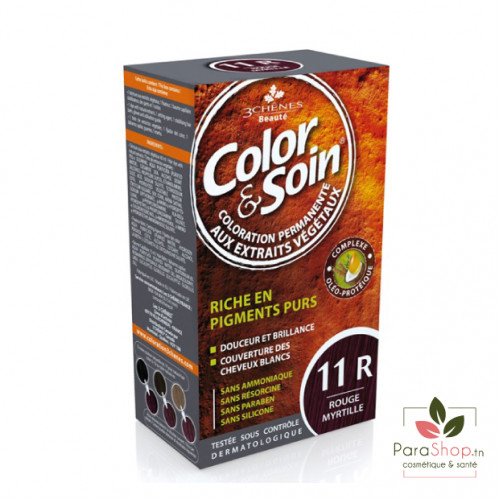 3 CHÊNES COLOR & SOIN COLORATION 11R  ROUGE MYRTILLE
