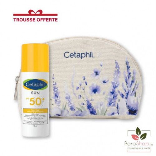Cetaphil Trousse Sun Face Fluid Teinte SPF 50+ 50ML