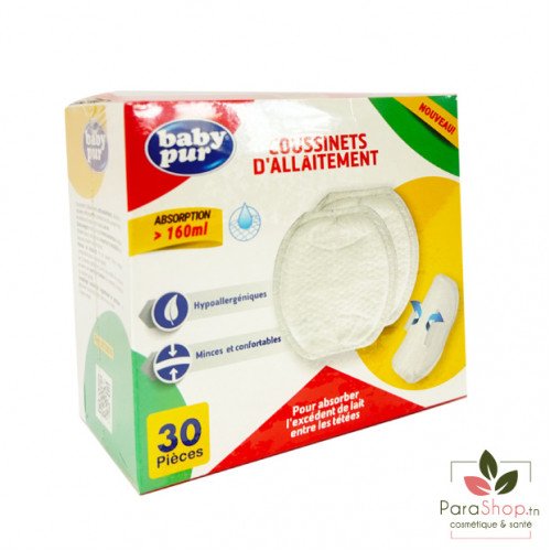 BABY PUR COUSSINETS D'ALLAITEMENT 30 PIECES