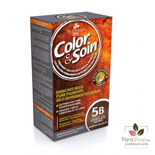 3 CHÊNES COLOR & SOIN COLORATION 5B MARRON CHOCOLAT