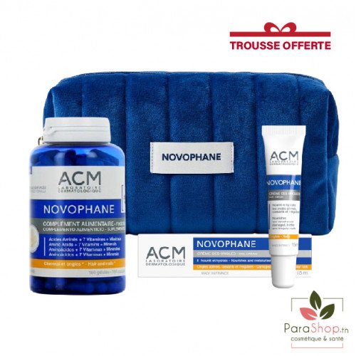 ACM PACK NOVOPHANE Complement Alimentaire 180 Gelules + Crème Des Ongles 15ML