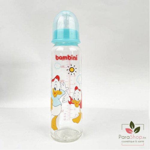 BAMBINI BIBERON EN VERRE 240ML - 611