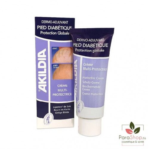 AKILEINE AKILDIA CREME PIED DIABETIQUE 75ML