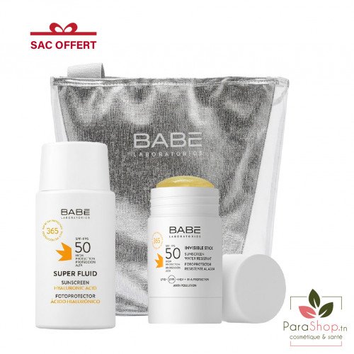 BABE PACK Super Fluid SPF50 + STICK INVISIBLE SPF50