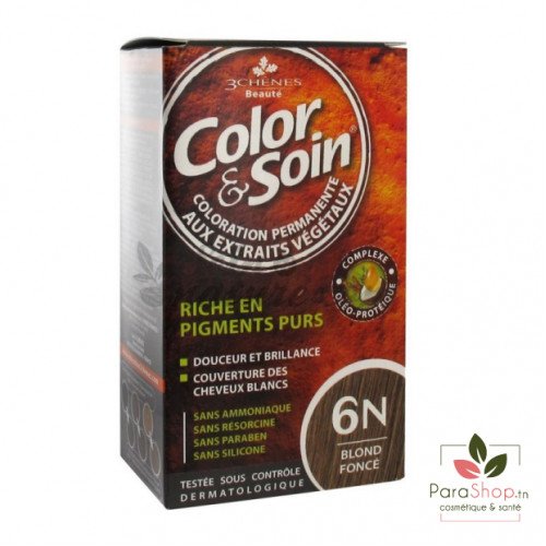 3 CHÊNES COLOR & SOIN COLORATION 6N BLOND FONCE