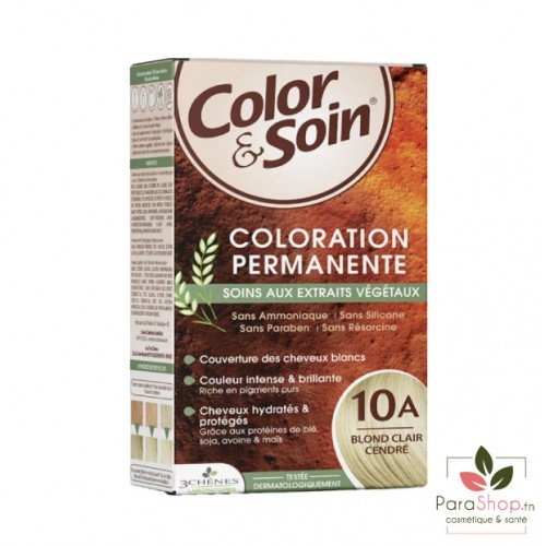 3 CHÊNES COLOR & SOIN COLORATION 10A BLOND CLAIR CENDRE