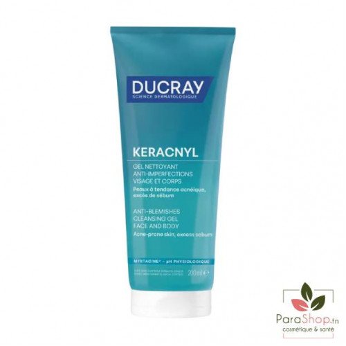 DUCRAY KERACNYL GEL NETTOYANT 200ML