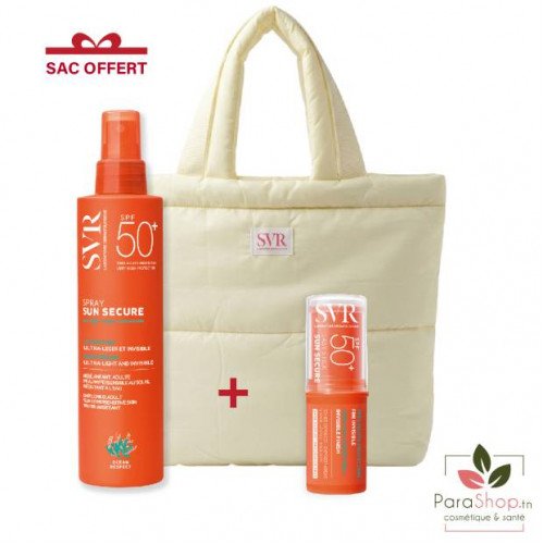 SVR PACK SUN SECURE Spray SPF50+ + Easy Stick SPF50+ - 2026