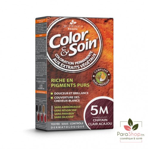3 CHÊNES COLOR & SOIN COLORATION 5M CHATAIN CLAIR ACAJOU