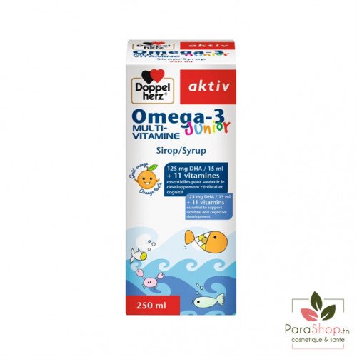 AKTIV Omega 3 Junior Multivitamine Sirop 250ML